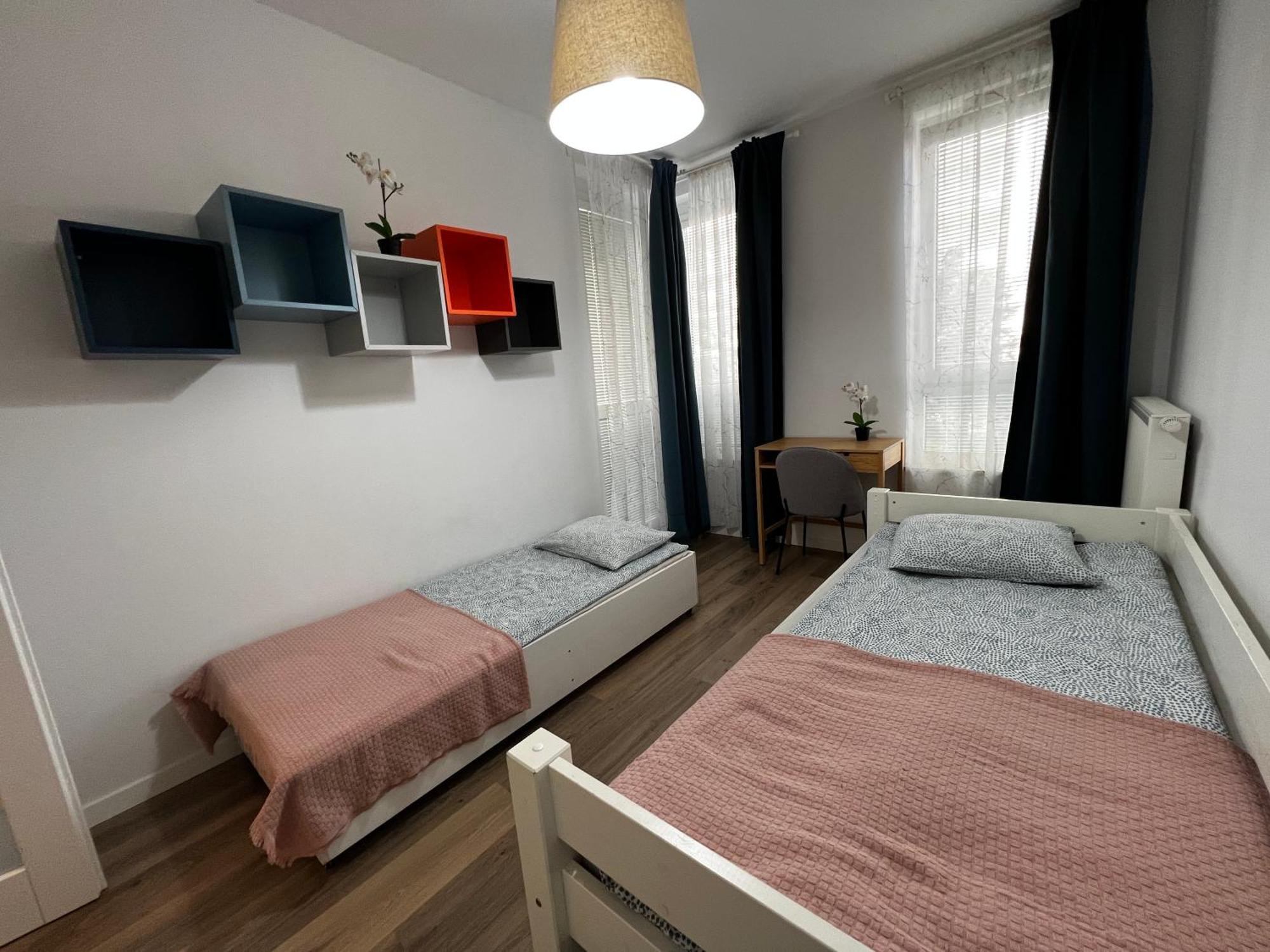 Lägenhet Big 6 People, 3 Rooms, Airport/mokotow *